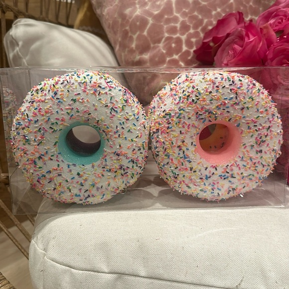 Styrofoam donut ornament display party Christmas tree sweet treat 6.5” - Picture 3 of 8